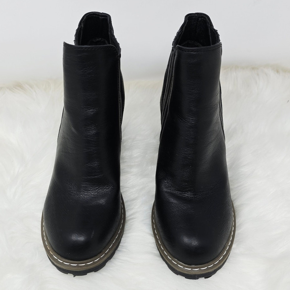 Boutique By Corky's Pecan Pie Black 3" Heel Women's Winter Boots 7